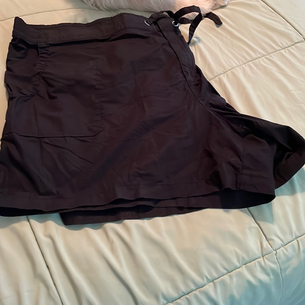 Black shorts size 30W from JCPenney. z lightweight. very comfy
